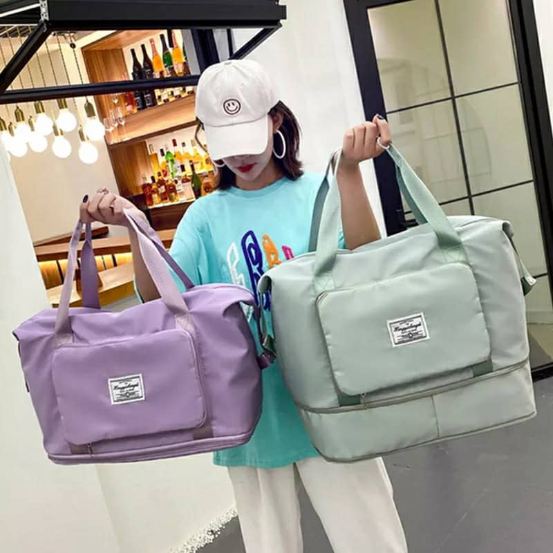 CABAS DE VOYAGE PLIABLE TRANSFORMABLE GRANDE CAPACITE